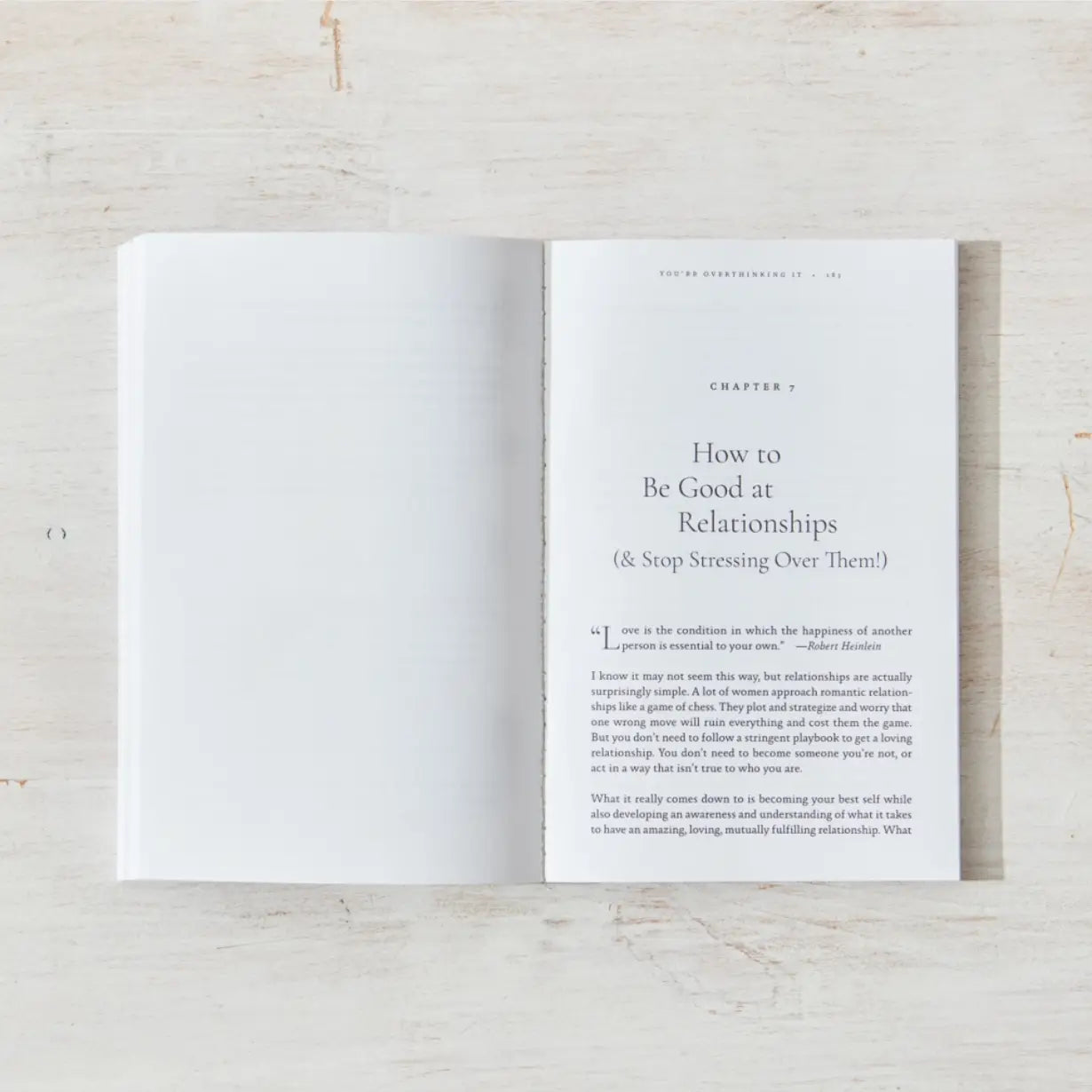 You're Overthinking It - Book