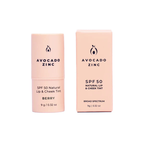 SPF 50 NATURAL LIP & CHEEK TINT - BERRY