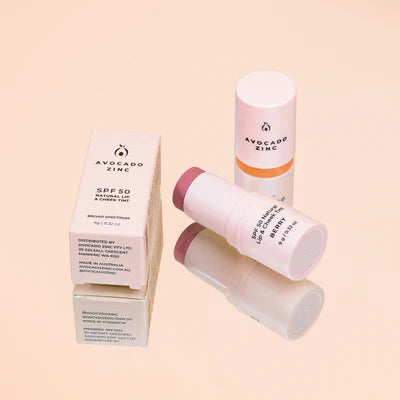 SPF 50 NATURAL LIP & CHEEK TINT - BERRY