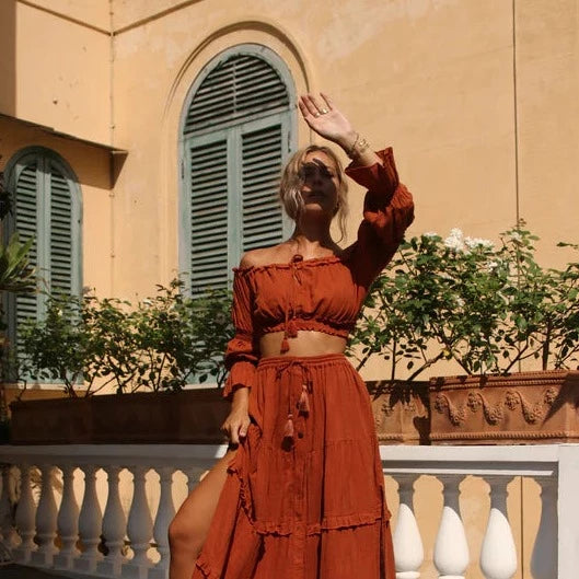 Esmeralda Crop- Rust