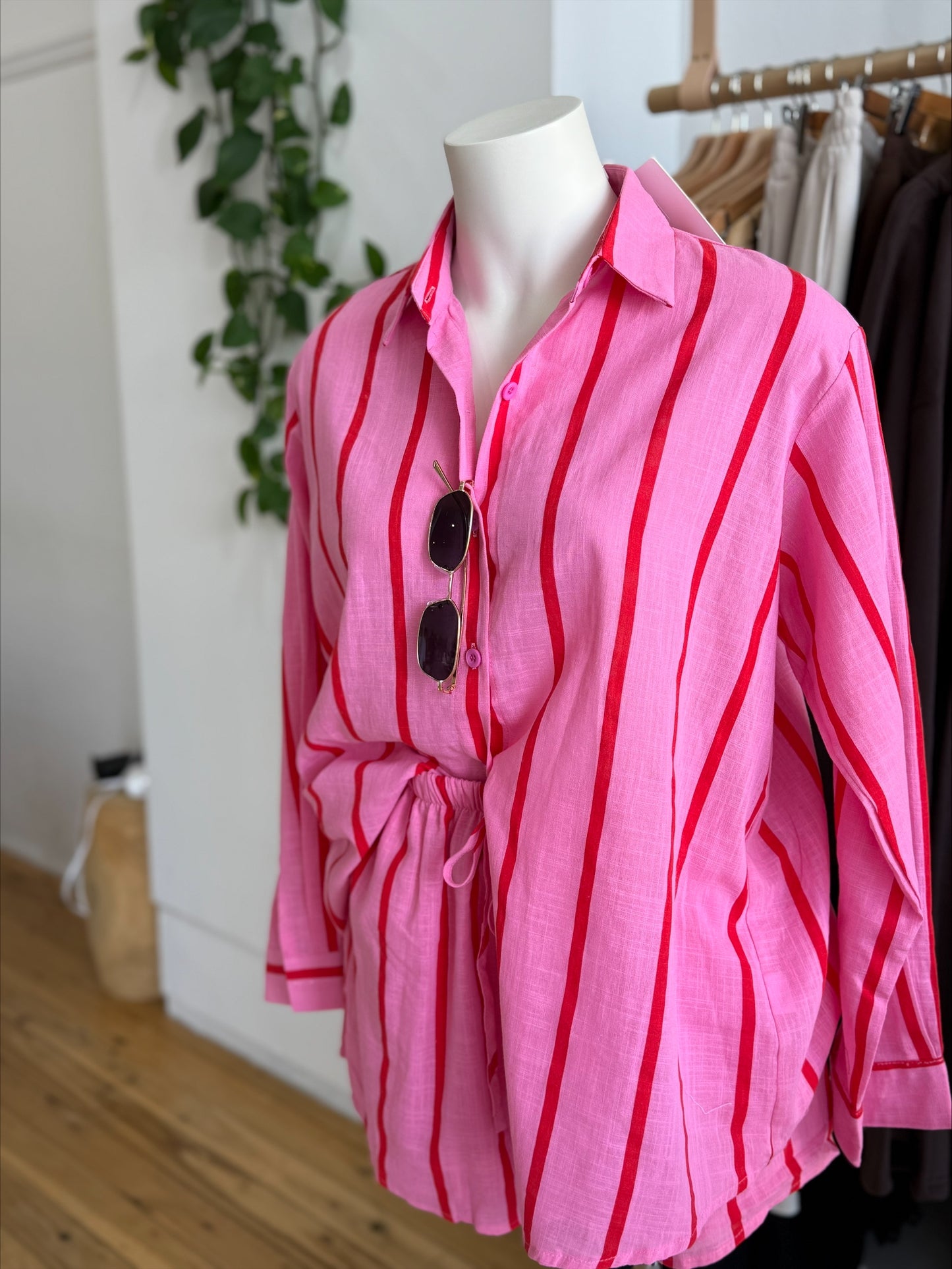 Pink Stripe Set