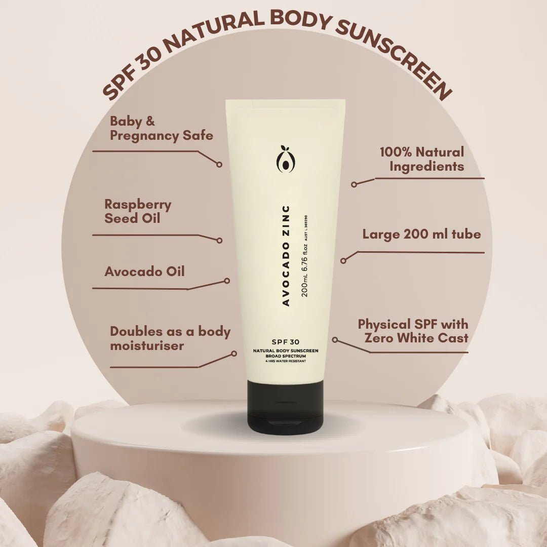 SPF30 Natural Body Sunscreen 100mL