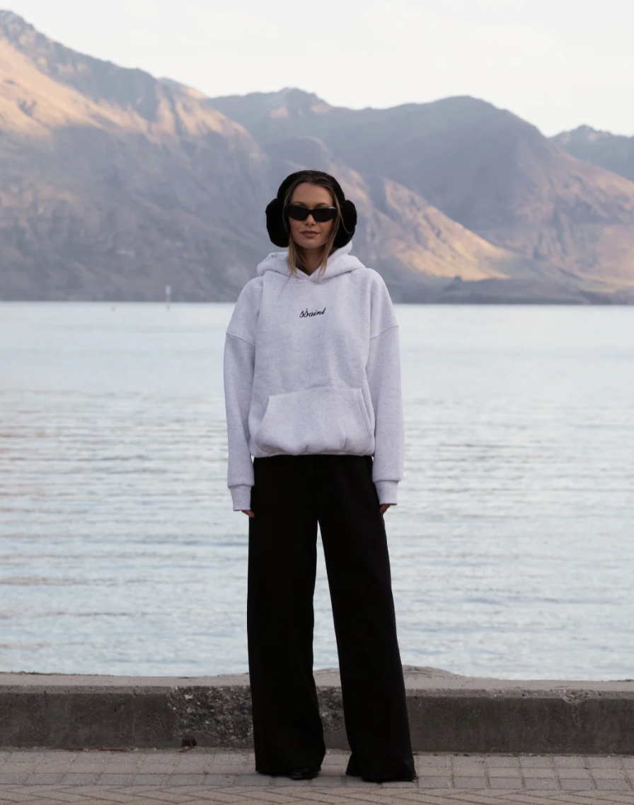 Hoodie - Grey - Ssaint Logo