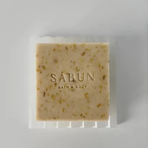 Stone Soap Dish - White Onyx