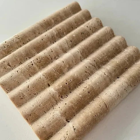 Stone Soap Dish - Travertine