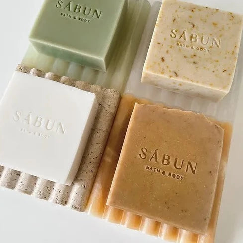 Stone Soap Dish - Honey Onyx