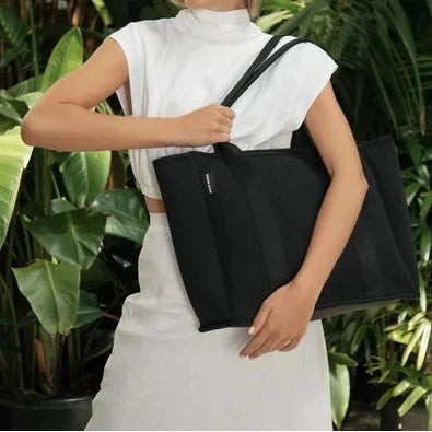 The Muse Bag (BLACK) Neoprene Tote Bag