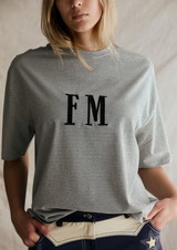 Oversize Stripe - Charcoal