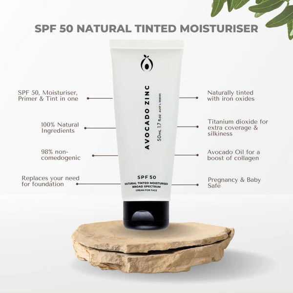 SPF 50 Natural Tinted Mosituriser
