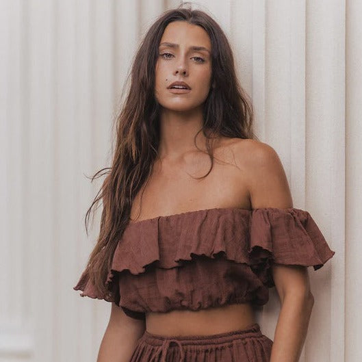 Mary Crop - Chocolate