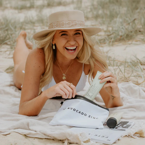 Vegan Leather Beach Pouch