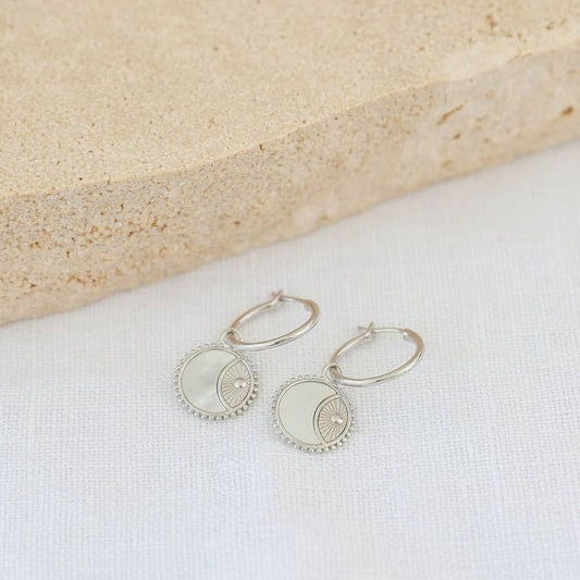 Eclipse Earrings - Silver