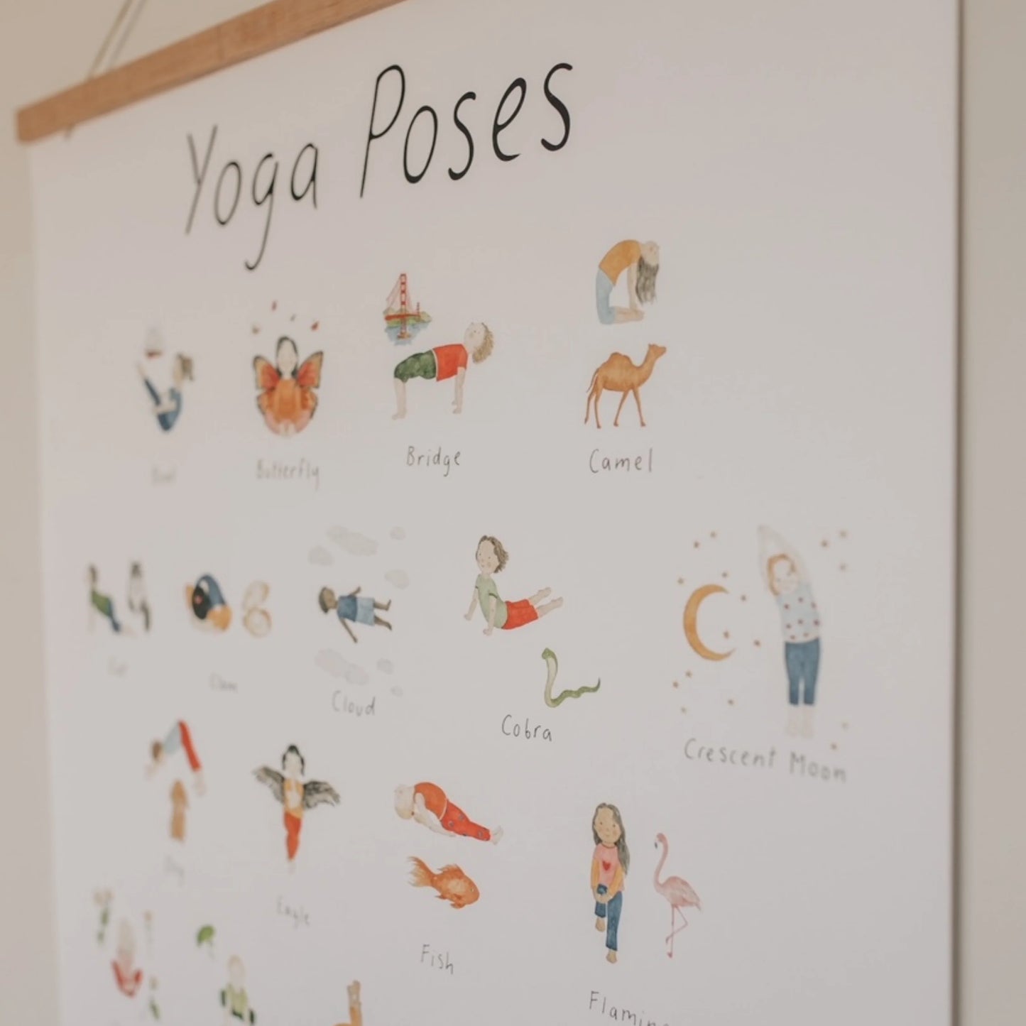 Yoga Poses Print