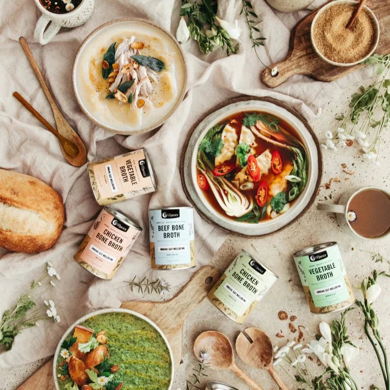 Chicken Bone Broth Garden Herb