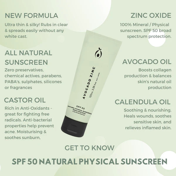 SPF50 Natural Physical Sunscreen