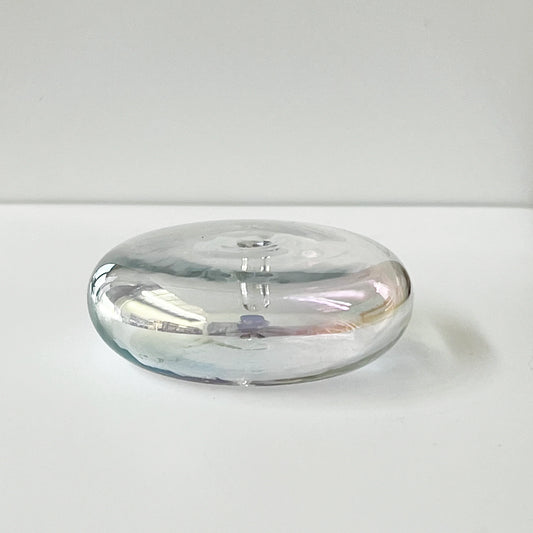 Glass Vessel Incense Holder -  IRIDESCENT