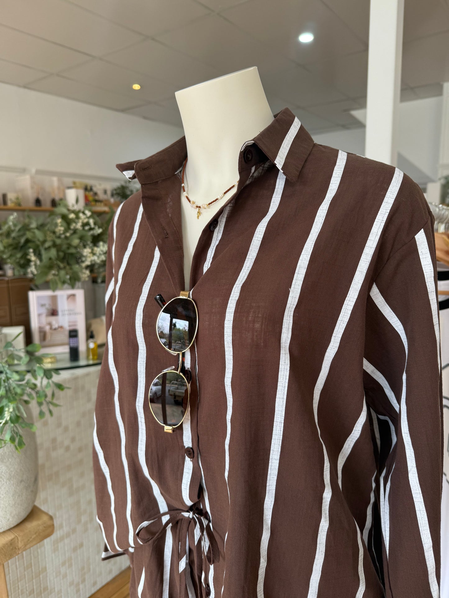 Cocoa Stripe Set