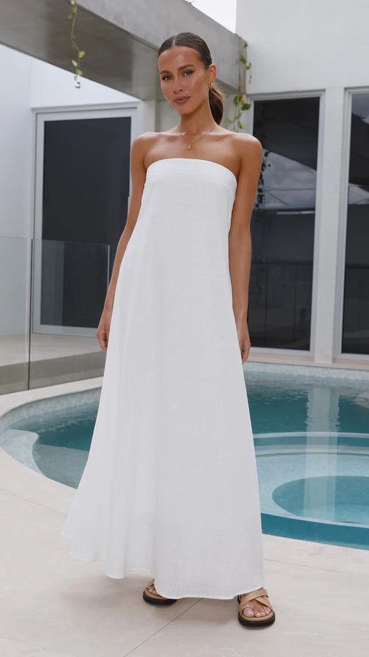Connie Maxi Dress - White