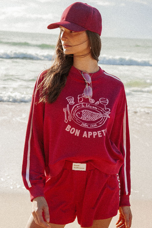 Bon Appetite Fleece Sweater