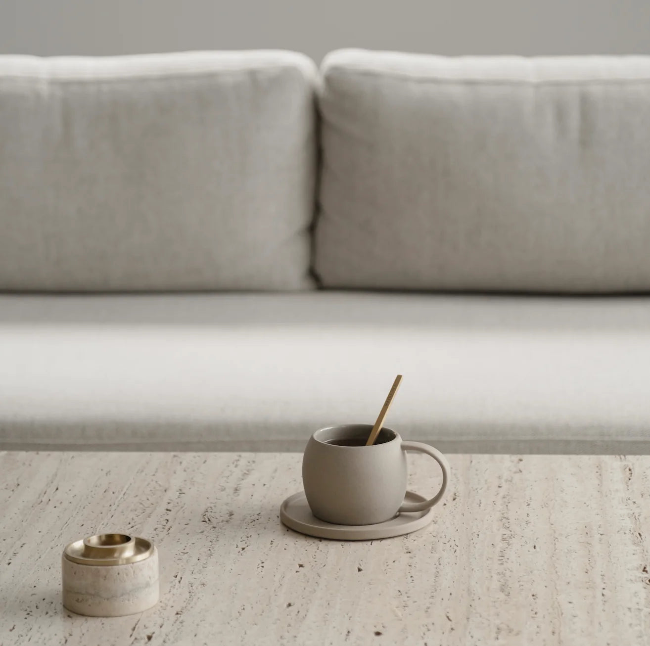 Brass Serving Spoon