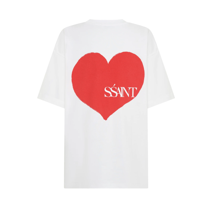 Heart Tee White