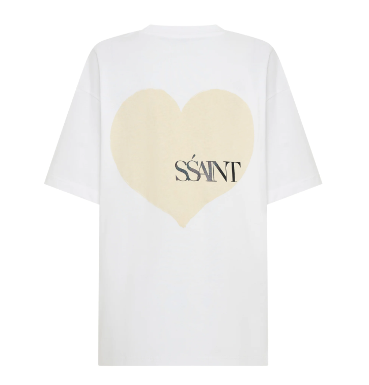 Heart Tee White
