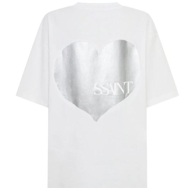 Heart Tee White