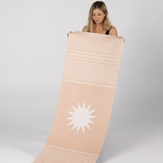 Yoga Mat - Apricot Rise