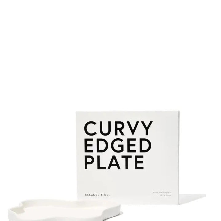 Ceramic Curvy Edged Plate