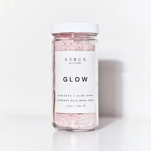 Bath Soak - Glow - Coconut Milk, Hibiscus & Aloe Vera