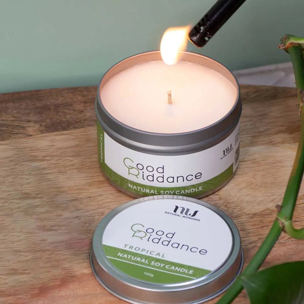 Tropical Candle Tin