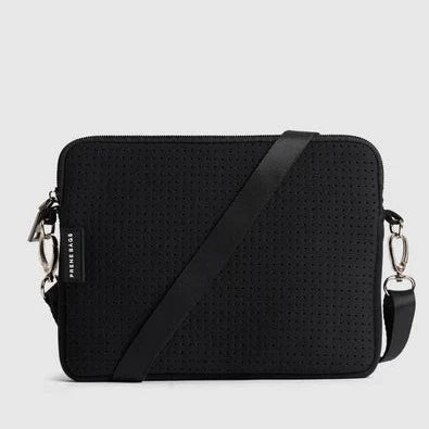 The Pixie Bag (BLACK) Neoprene Crossbody Bag