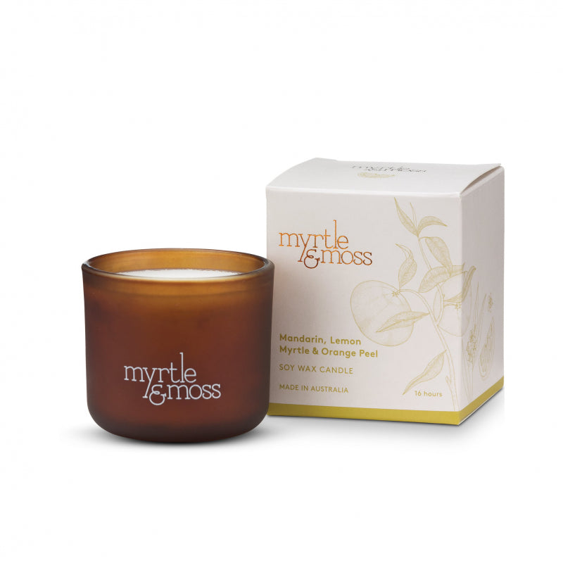 Mandarin, Lemon Myrtle & Orange Peel- Wax Candle